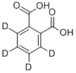 结构式 CAS# 87976-26-9, 邻苯二甲酸 (环-D4)
