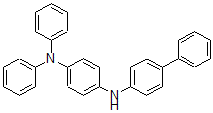 structure of CAS# 880800-19-1, N4-[1,1'-Biphenyl]-4-Yl-N1,N1-Diphenyl-1,4-Benzenediamine;1-N,1-N-Diphenyl-4-N-(4-Phenylphenyl)Benzene-1,4-Diamine;N-Biphenyl-4-Yl-N',N'-Diphenyl-Benzene-1,4-Diamine