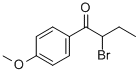 structure of CAS# 881-43-6, 1-(4-Methoxyphenyl)-1-Oxo-2-Bromobutane;2-BROMO-1-(4-METHOXY-PHENYL)-BUTAN-1-ONE;1-(4-METHOXYPHENYL)-1-OXO-2-BROMOBUTANE;2-Bromo-4-Methoxybutyrophenone