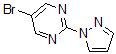 结构式 CAS# 883230-94-2, 5-溴-2-吡唑-1-基-嘧啶