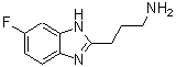 结构式 CAS# 883541-03-5, 3-(6-氟-1H-苯并咪唑-2-基)-1-丙胺