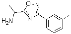 结构式 CAS# 883547-44-2, 1-[3-(3-甲基苯基)-1,2,4-恶二唑-5-基]乙胺