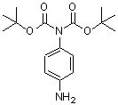 structure of CAS# 883554-90-3, N,N-Di-Tert-Butoxycarbonyl-Benzene-1,4-Diamine;