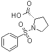 结构式 CAS# 88425-47-2, 1-(苯磺酰基)脯氨酸