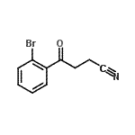 结构式 CAS# 884504-61-4, 4-(2-溴苯基)-4-氧代丁腈