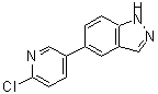 CAS 登录号：885271-19-2， 5-(6-氯-3-吡啶基)-1H-吲唑