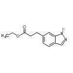 CAS 登录号：885271-20-5， 乙基3-(1H-吲唑-6-基)丙酸酯