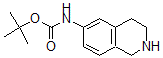 structure of CAS# 885273-75-6, (1,2,3,4-Tetrahydro-6-Isoquinolinyl)-Carbamic Acid 1,1-Dimethylethyl Ester;(1,2,3,4-TETRAHYDRO-ISOQUINOLIN-6-YL)-CARBAMIC ACID TERT-BUTYL ESTER;6-BOC-AMINO-1,2,3,4-TETRAHYDRO-ISOQUINOLINE;6-Boc-1,2,3,4-Tetrahydroisoquinoline