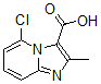 structure of CAS# 885275-55-8, 5-Chloro-2-Methyl-Imidazo[1,2-a]Pyridine-3-carboxylic Acid;5-CHLORO-2-METHYL-IMIDAZO[1,2-A]PYRIDINE-3-CARBOXYLIC ACID