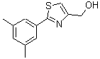 structure of CAS# 885278-84-2, [2-(3,5-Dimethylphenyl)-1,3-thiazol-4-yl]methanol;[2-(3,5-DIMETHYL-PHENYL)-THIAZOL-4-YL]-METHANOL
