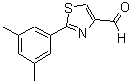 结构式 CAS# 885278-96-6, 2-(3,5-二甲基苯基)-1,3-噻唑-4-甲醛