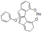 structure of CAS# 885701-71-3, (11aS)-10,11,12,13-Tetrahydro-5-Phenoxy-Diindeno[7,1-de:1',7'-fg][1,3,2]Dioxaphosphocin