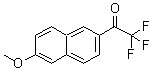 结构式 CAS# 886370-42-9, 2,2,2-三氟-1-(6-甲氧基-2-萘基)乙酮