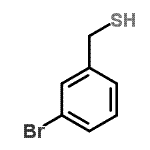 structure of CAS# 886497-84-3, (3-Bromophenyl)methanethiol;(3-bromophenyl)methane-1-thiol;3-Bromo-^a-toluenethiol;3-Bromobenzyl mercaptan