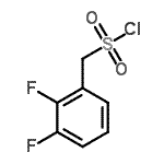 结构式 CAS# 886498-49-3, (2,3-二氟苯基)甲烷磺酰氯