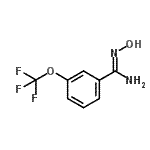 结构式 CAS# 886500-80-7, N-羟基-3-(三氟甲氧基)苯甲脒