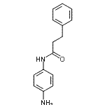 structure of CAS# 886713-07-1, N-(4-Aminophenyl)-3-phenylpropanamide;N-(4-aminophenyl)-3-phenylpropanamide;N-(4-Aminophenyl)-3-phenyl-propanamide;MFCD07072454