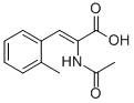 结构式 CAS# 88681-64-5, alpha-乙酰氨基-2-甲基肉桂酸