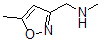 structure of CAS# 886851-25-8, N,5-Dimethyl-3-Isoxazolemethanamine;N-Methyl-1-(5-Methyl-3-Isoxazolyl)Methanamine(SALTDATA: FREE);N-Methyl-1-(5-Methylisoxazol-3-Yl)Methanamine;Methyl[(5-Methylisoxazol-3-Yl)Methyl]Amine