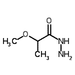 structure of CAS# 887029-63-2, 2-Methoxypropanehydrazide;2-Methoxy<wbr>carbonylm<wbr>ethyl-pip<wbr>eridine-1<wbr>-carboxyl<wbr>ic acid t<wbr>ert-Butyl<wbr> ester;2-methoxypropanehydrazide;2-methoxypropanohydrazide
