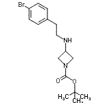 CAS#: 887579-92-2， 2-Methyl-2-propanyl 3-{[2-(4-bromophenyl)ethyl]amino}-1-azetidinecarboxylate