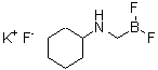 structure of CAS# 888711-52-2, Potassium N-(difluoroboranylmethyl)cyclohexanamine fluoride;Potassium N-cyclohexyl-aminomethyltrifluoroborate