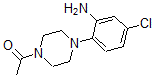 结构式 CAS# 890091-78-8, 1-[4-(2-氨基-4-氯苯基)-1-哌嗪基]-乙酮
