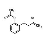 结构式 CAS# 890097-76-4, 2-(3-溴-3-丁烯-1-基)苯基乙酸酯