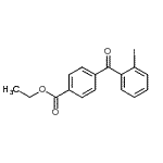 结构式 CAS# 890098-37-0, 乙基4-(2-碘苯甲酰基)苯甲酸酯