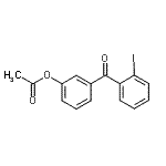 structure of CAS# 890099-63-5, 3-(2-Iodobenzoyl)phenyl acetate;3-Acetoxy-2'-iodobenzophenone