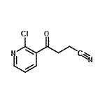 结构式 CAS# 890100-74-0, 4-(2-氯-3-吡啶基)-4-氧代丁腈