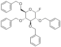 结构式 CAS# 89025-46-7, 2,3,4,6-四-O-苄基-alpha-D-吡喃葡萄糖基氟化物