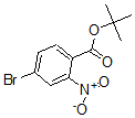 结构式 CAS# 890315-72-7, 4-溴-2-硝基-苯甲酸叔丁酯