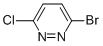 structure of CAS# 89089-18-9, 3-Bromo-6-Chloropyridazine;3-BROMO-6-CHLOROPYRIDAZINE