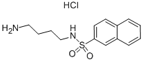 结构式 CAS# 89108-46-3, N-(4-氨基丁基)-2-萘磺酰胺盐酸盐