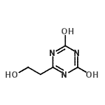 CAS 登录号：89179-97-5， 6-(2-羟基乙基)-1,3,5-三嗪-2,4(1H,3H)-二酮
