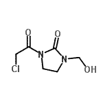 CAS 登录号：89641-61-2， 1-(氯乙酰基)-3-(羟基甲基)-2-咪唑烷酮