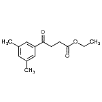结构式 CAS# 898751-69-4, 乙基4-(3,5-二甲基苯基)-4-氧代丁酸酯