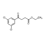 结构式 CAS# 898751-84-3, 乙基4-(3,5-二氯苯基)-4-氧代丁酸酯