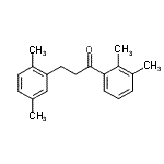 结构式 CAS# 898753-48-5, 1-(2,3-二甲基苯基)-3-(2,5-二甲基苯基)-1-丙酮