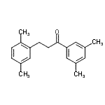 结构式 CAS# 898753-63-4, 3-(2,5-二甲基苯基)-1-(3,5-二甲基苯基)-1-丙酮
