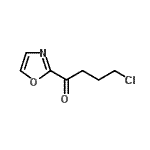 结构式 CAS# 898758-78-6, 4-氯-1-(1,3-恶唑-2-基)-1-丁酮