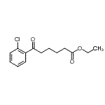 结构式 CAS# 898759-05-2, 乙基6-(2-氯苯基)-6-氧代己酸酯