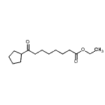 结构式 CAS# 898776-09-5, 乙基8-环戊基-8-氧代辛酸酯