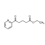 结构式 CAS# 898776-54-0, 乙基5-氧代-5-(2-吡啶基)戊酸酯