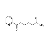 结构式 CAS# 898779-56-1, 1-(2-吡啶基)-1,6-庚烷二酮