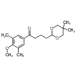 CAS#: 898786-75-9， 4-(5,5-Dimethyl-1,3-dioxan-2-yl)-1-(4-methoxy-3,5-dimethylphenyl)-1-butanone