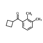结构式 CAS# 898790-66-4, 环丁基(2,3-二甲基苯基)甲酮