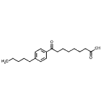 结构式 CAS# 898791-51-0, 8-氧代-8-(4-戊基苯基)辛酸