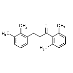 结构式 CAS# 898792-80-8, 3-(2,3-二甲基苯基)-1-(2,6-二甲基苯基)-1-丙酮